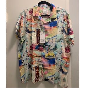 XL Hawaiian shirt - Cactus Man Ricky Singh NWT